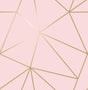 Metallic Geo Pink Triangles Wallpaper sample
