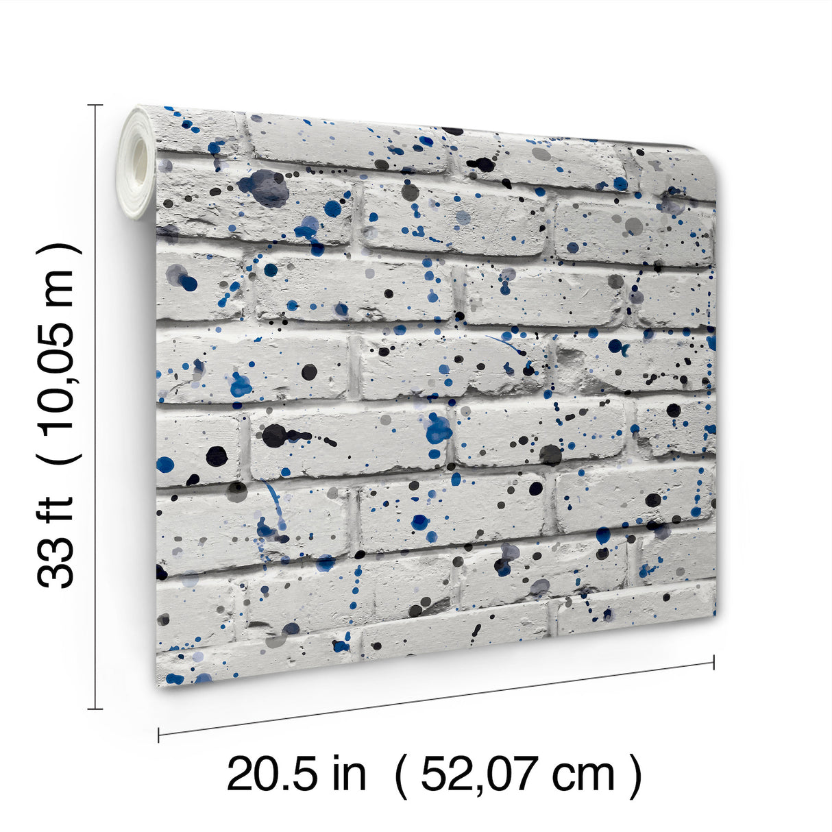 Splatter Wall Grey by Advantage Abstract Wallpaper – Brewster Home Fashions 4203-27589