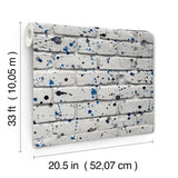 Splatter Wall Grey by Advantage Abstract Wallpaper – Brewster Home Fashions 4203-27589