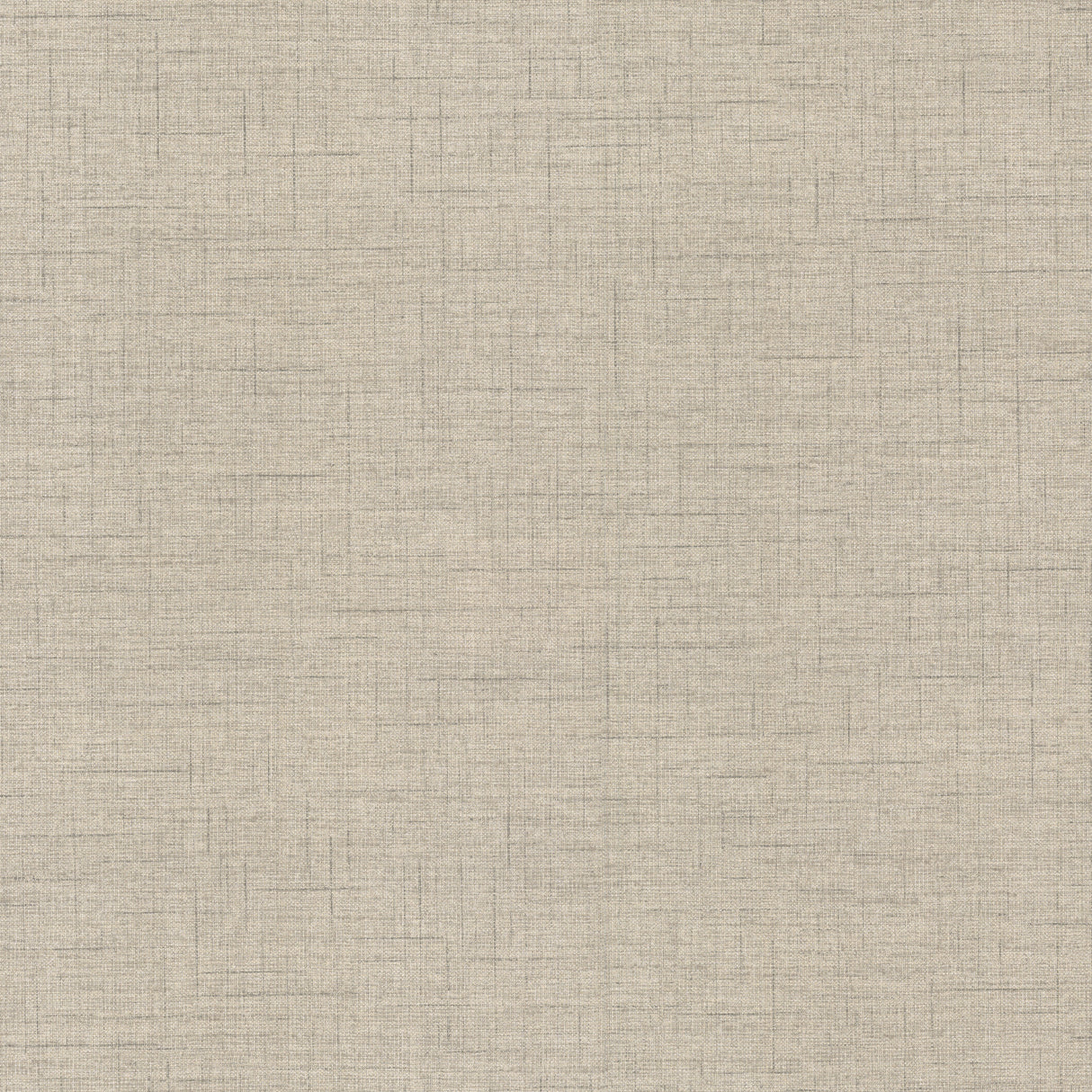 Leon Light Grey Faux Fabric Wallpaper sample showing woven linen texture