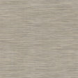 Lorn Stone Faux Grasscloth Wallpaper by Warner in grey-taupe tones with stitched horizontal texture