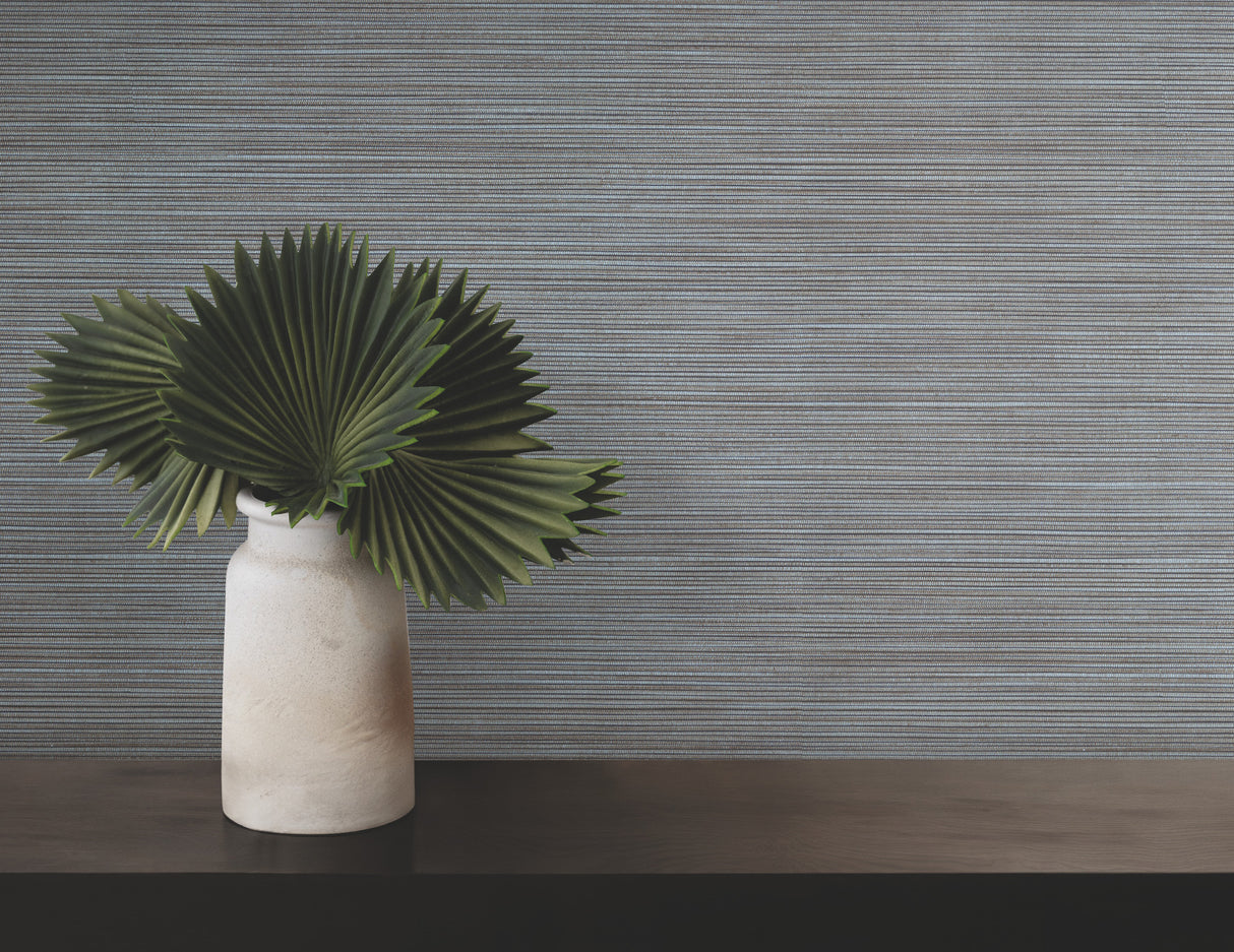 Lorn Blue by Warner Faux Grasscloth Wallpaper – Brewster Home Fashions 4207-5441