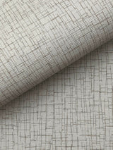 Aden Taupe by Warner Linear Abstract Wallpaper – Brewster Home Fashions 4207-5451