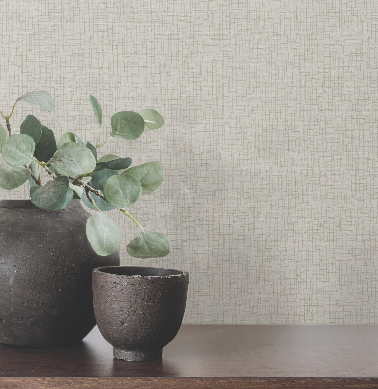 Aden Light Grey by Warner Linear Abstract Wallpaper – Brewster Home Fashions 4207-5455