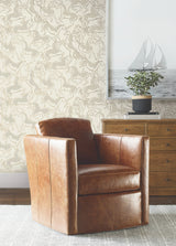 Dressage Beige Galloping Stallions by Ronald Redding Animal Lodge Unpasted Non-Woven Wallpaper from the Private Reserve Collection - 4211-83503