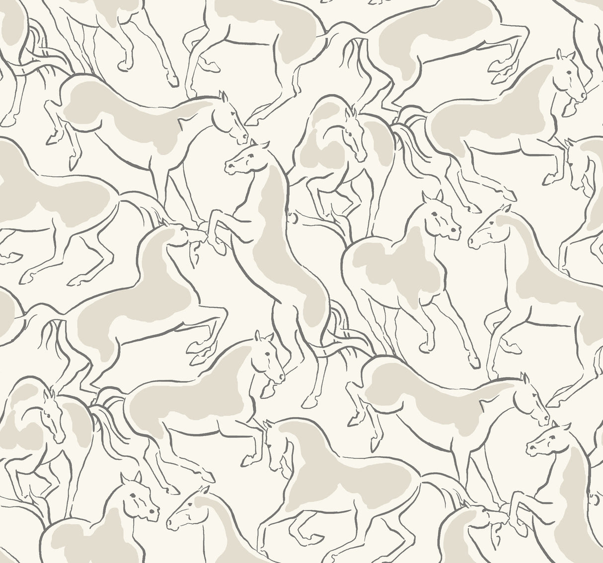 Dressage White Stallions Wallpaper by Ronald Redding - 4211-83505