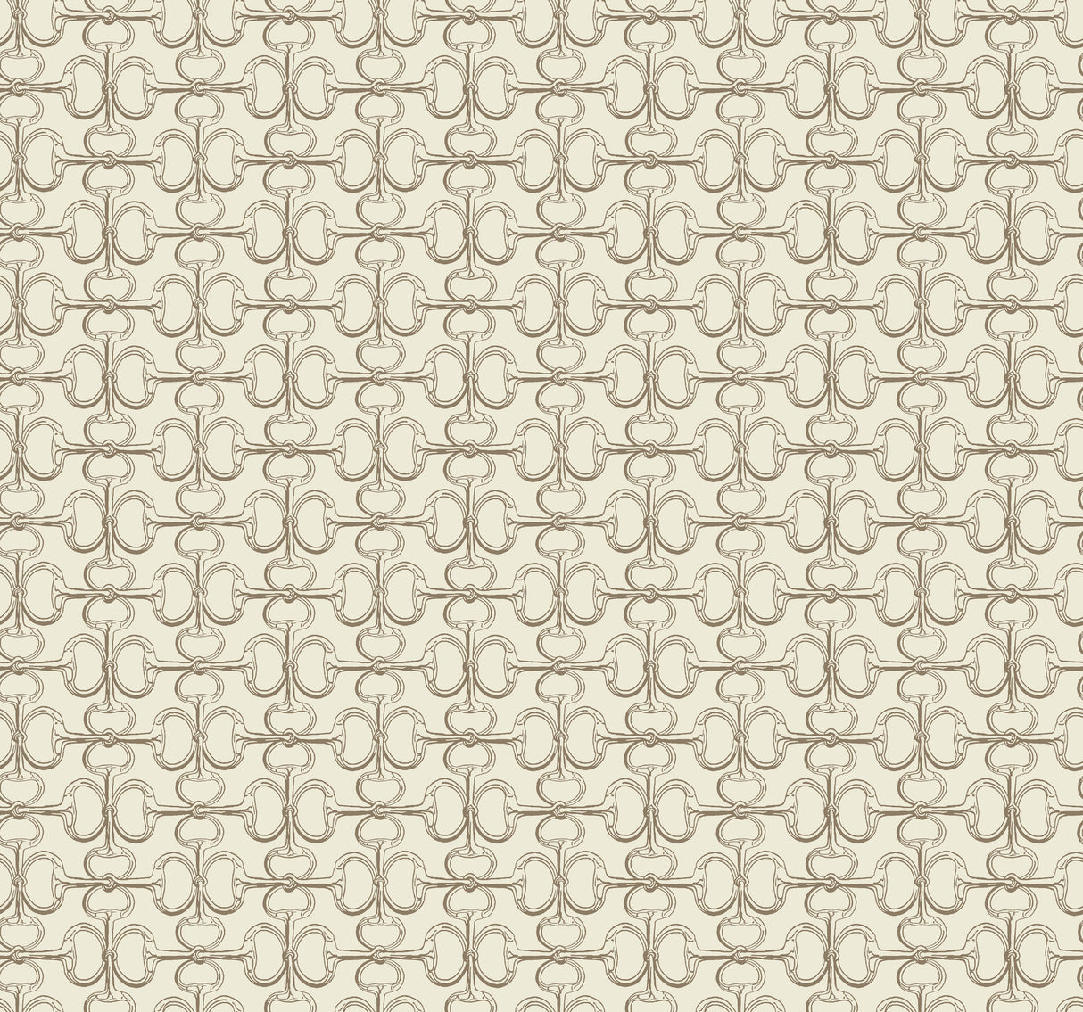 Polo Beige Horse Bits Wallpaper by Ronald Redding Designs - 4211-83508