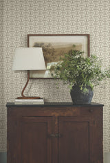 Polo Beige Horse Bits by Ronald Redding Designs Equestrian Geometric Non Woven Unpasted Wallpaper 27in x 27ft - 4211-83508