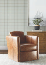 Tattersall Sage Plaid Wallpaper by Ronald Redding from Private Reserve Collection Unpasted Non Woven Washable Strippable 27 in x 27 ft 4211-83517
