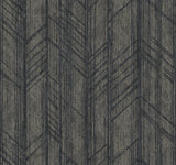 Winthrop Slate Geometric Wallpaper by Ronald Redding 4211-83520