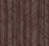 Winthrop Merlot Geometric Wallpaper by Ronald Redding - 4211-83524