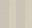 Archer Stripe Taupe Faux Linen Wallpaper by Ronald Redding - 4211-83525