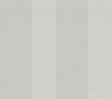 Archer Stripe Grey Faux Linen Wallpaper by Ronald Redding - York 4211-83527