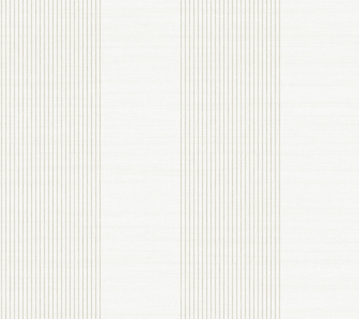 Archer Stripe White Faux Linen Wallpaper by Ronald Redding Private Reserve 4211-83529
