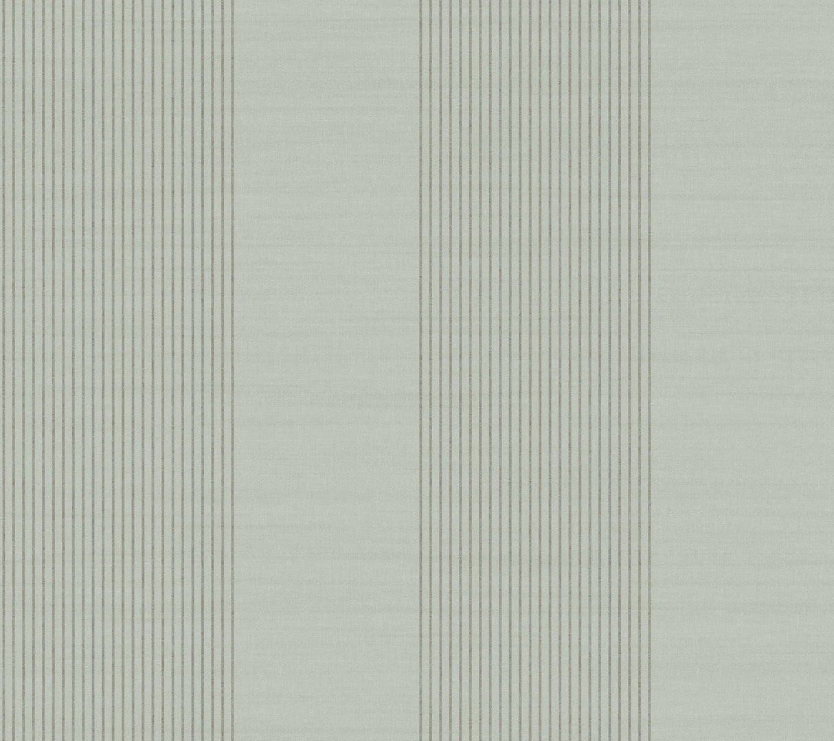 Archer Stripe Sage Faux Linen Wallpaper by Ronald Redding - York 4211-83530