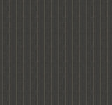 Elkan Stripe Black Herringbone Wallpaper by Ronald Redding - 4211-83537