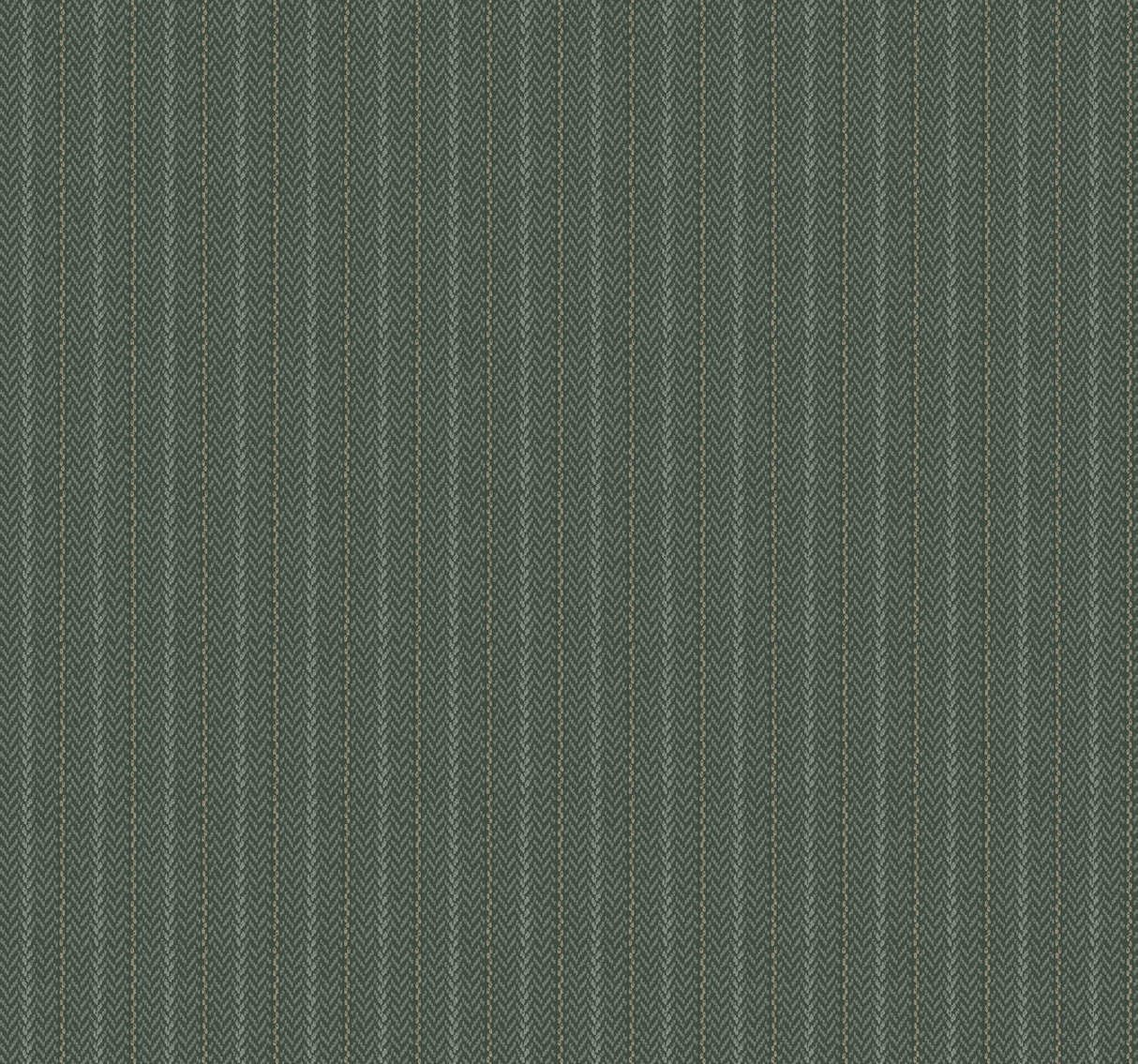 Elkan Stripe Green Herringbone Wallpaper by Ronald Redding - 4211-83539