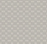 Radcliffe Grey Diamond Motif Wallpaper by Ronald Redding - 4211-83545