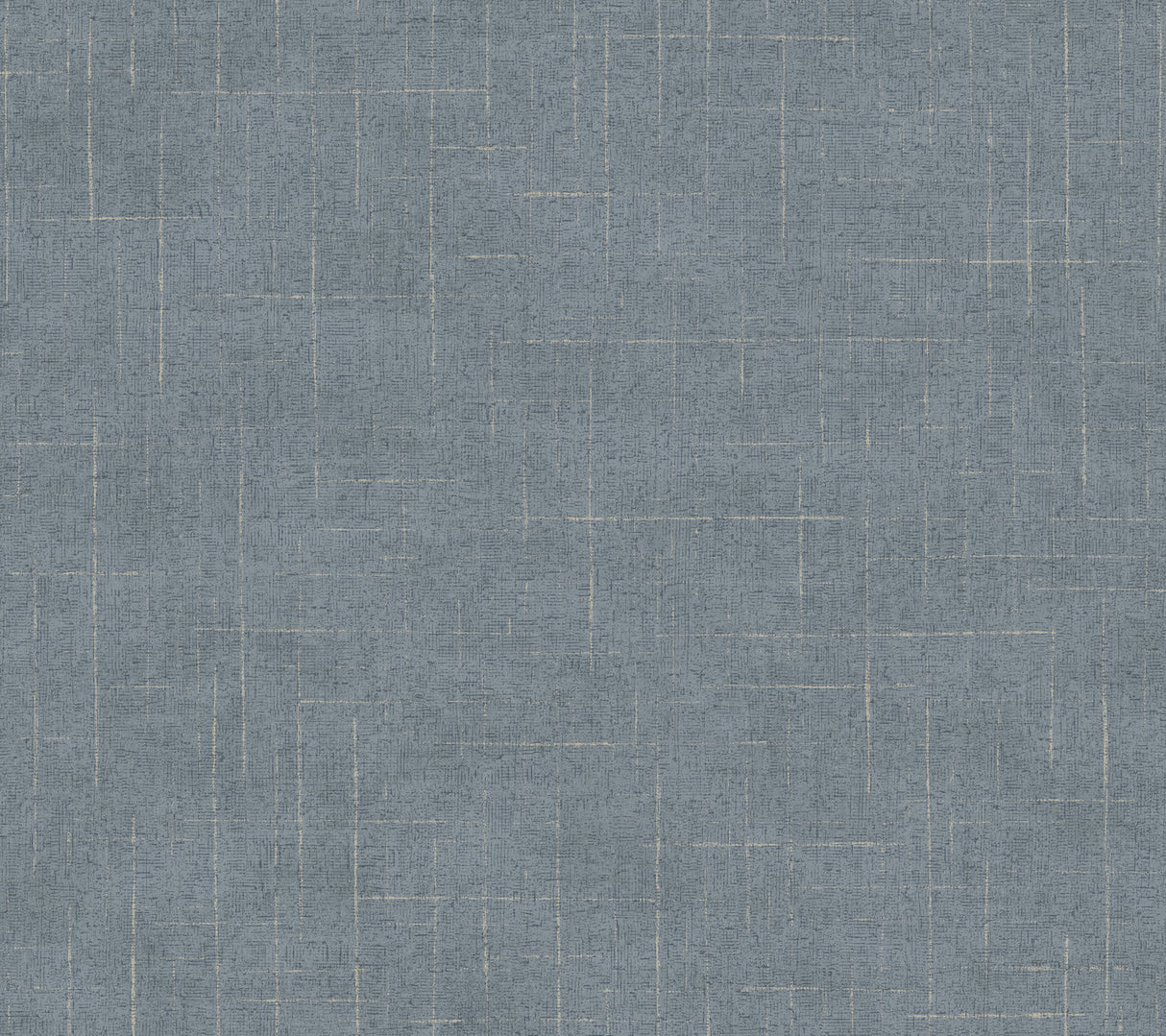 Saratoga Blue Faux Linen Textured Wallpaper by Ronald Redding - 4211-83548