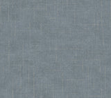 Saratoga Blue Faux Linen Textured Wallpaper by Ronald Redding - 4211-83548
