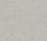 Saratoga Grey Faux Linen Wallpaper by Ronald Redding - 4211-83550