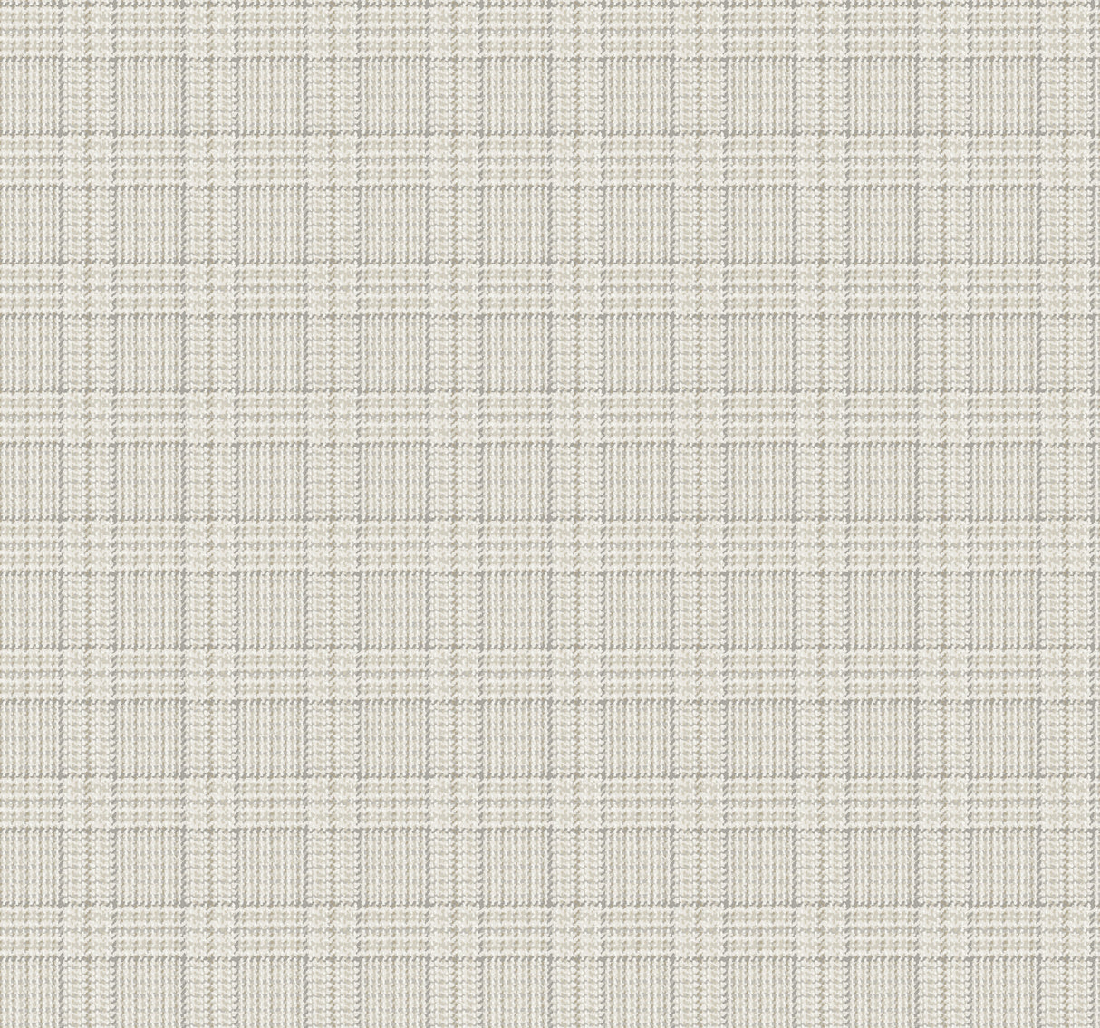 Harrington Plaid Neutral Glen Check Wallpaper by Ronald Redding - 4211-83553