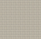 Harrington Plaid Light Brown Glen Check Textured Non Woven Wallpaper by Ronald Redding - 4211-83554