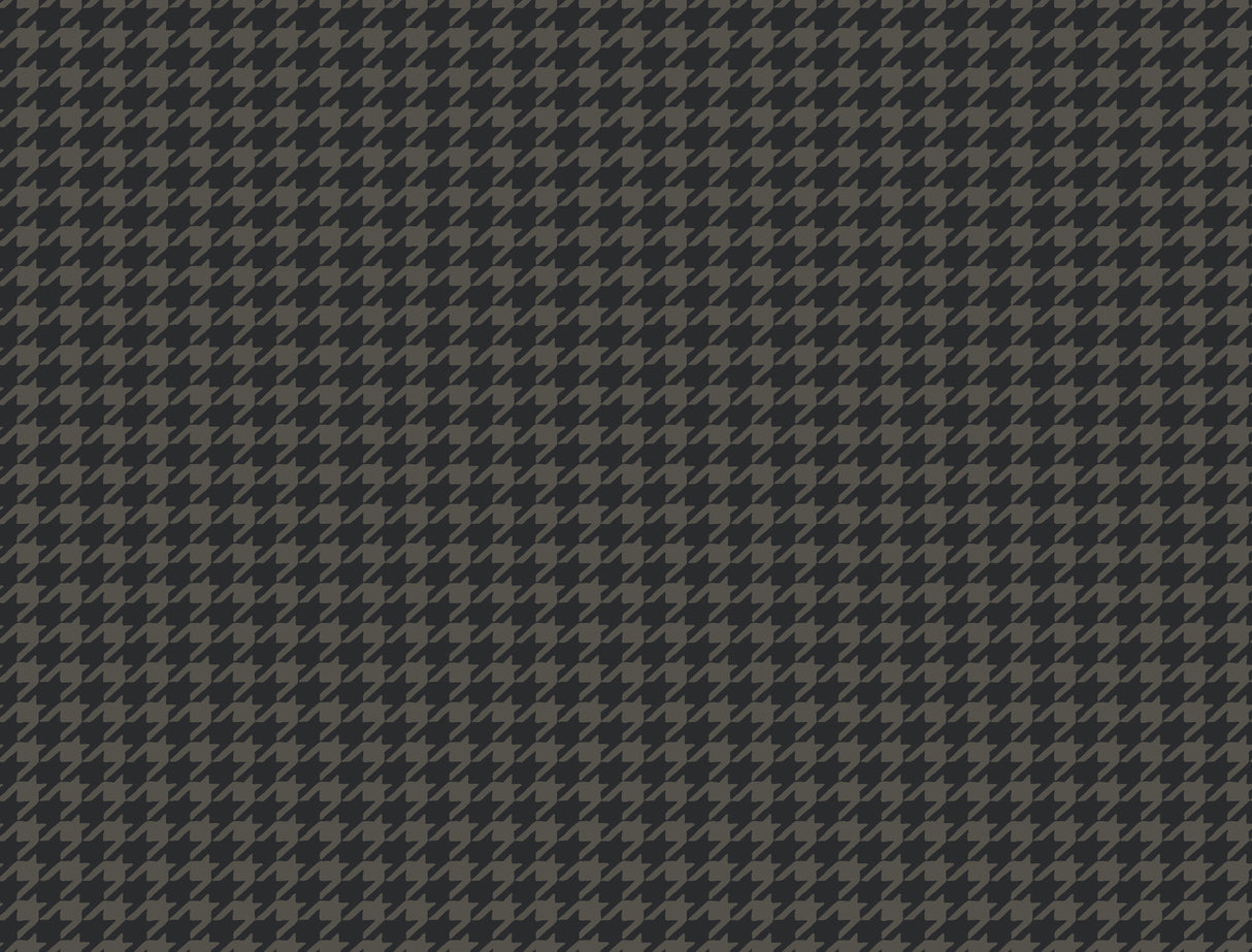 Watson Black Houndstooth Wallpaper by Ronald Redding - 4211-83561