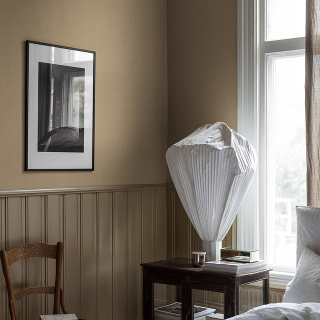 Linen Golden Linen by Boråstapeter Minimalist Scandinavian Wallpaper – Schumacher 4407