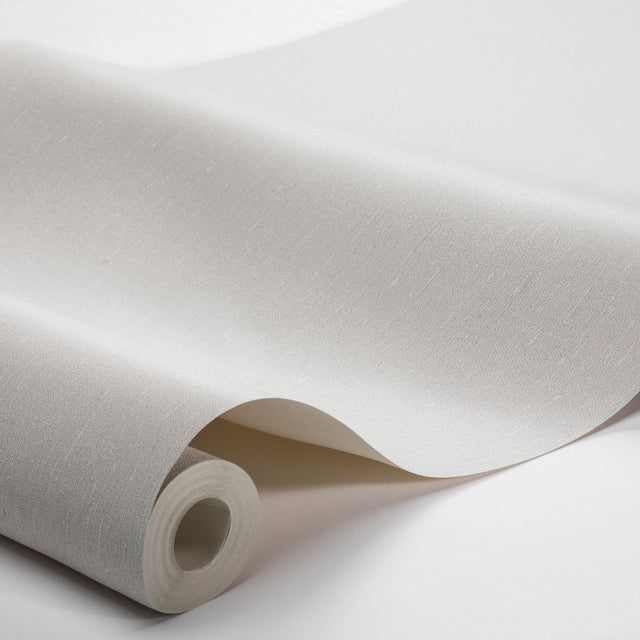 Linen Swedish Grey by Boråstapeter Minimalist Textured Wallpaper – Schumacher 4415