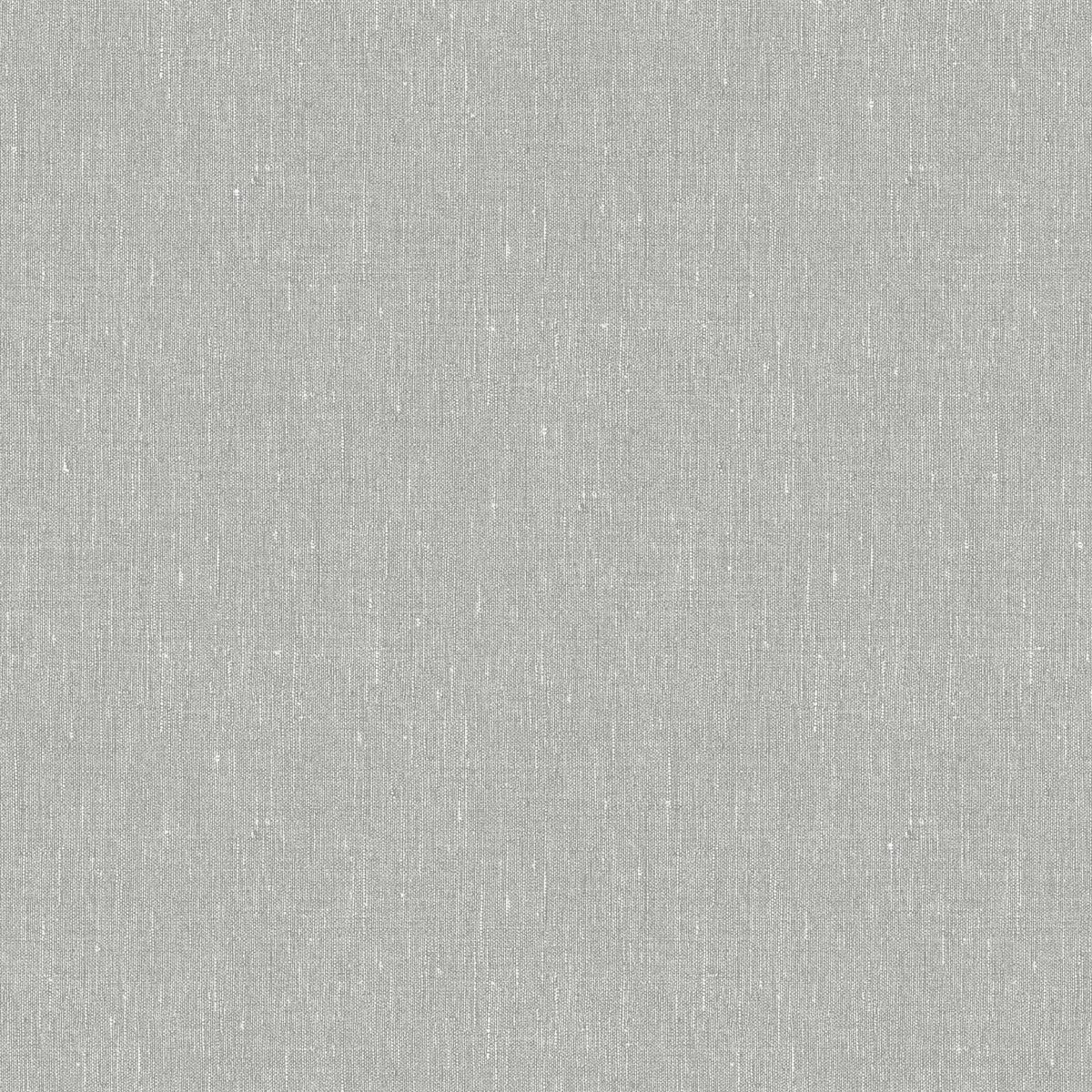Linen Ash Grey wallpaper by Boråstapeter for Schumacher, minimalist textured non-woven wallcovering roll
