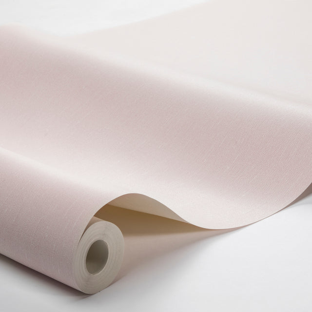 Linen Peach by Boråstapeter Minimalist Non-Woven Wallpaper – Schumacher 4432
