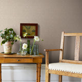 Rosenvinge Natural by Boråstapeter Elegant Geometric Floral Wallpaper – Schumacher 4503