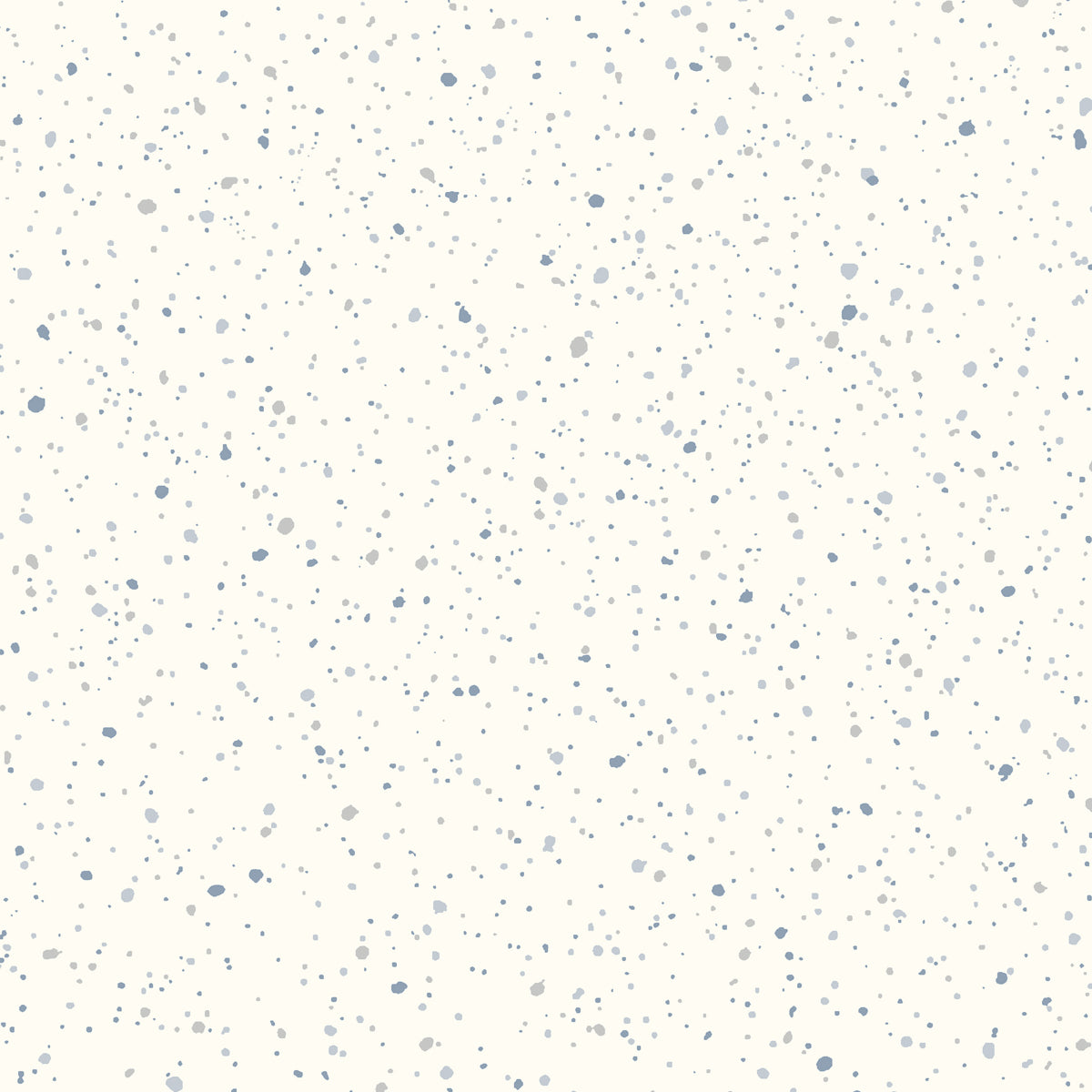 Johan splatter-paint blue dotted wallpaper by Boråstapeter for Schumacher