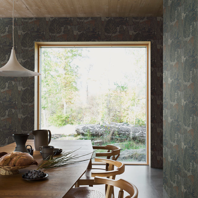 Northern Forest Spruce by Boråstapeter Scenic Wallpaper – Schumacher 4701