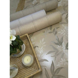 Olivia Beige by Belgravia Decor Floral Wallpaper- Brewster Home Fashions BG5908