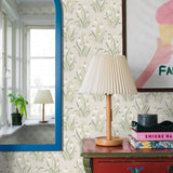 Snödroppe Leaf by Boråstapeter Botanical Wallpaper – Schumacher 4835