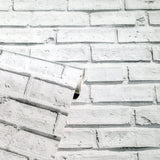 Abner White by Arthouse Brick Wallpaper – Brewster Home Fashions AH920001