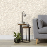 Rabanne Neutral by Fine Decor Ditsy Leaves Botanical Wallpaper – Brewster Home Fashions FD43824