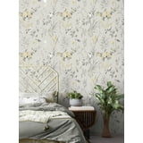 Mariko Grey by Fine Decor Botanical Wallpaper – Brewster Home Fashions M1551