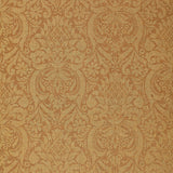 VALENCAY DAMASK in Camel from the PALAZZO Collection by Schumacher. Hand screen printed damask wallpaper with a classic ornamental pattern.