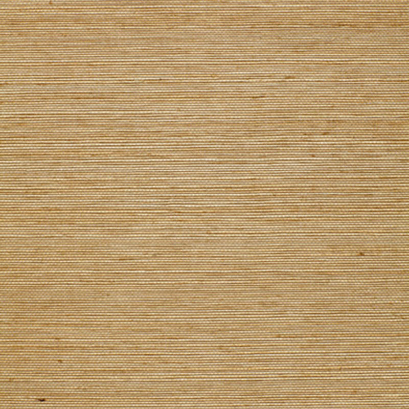 Sumba Sisal Flax natural grasscloth wallpaper by Schumacher in a neutral flax colorway, featuring a textured woven look.