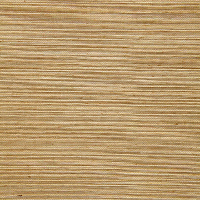 Sumba Sisal Flax natural grasscloth wallpaper by Schumacher in a neutral flax colorway, featuring a textured woven look.
