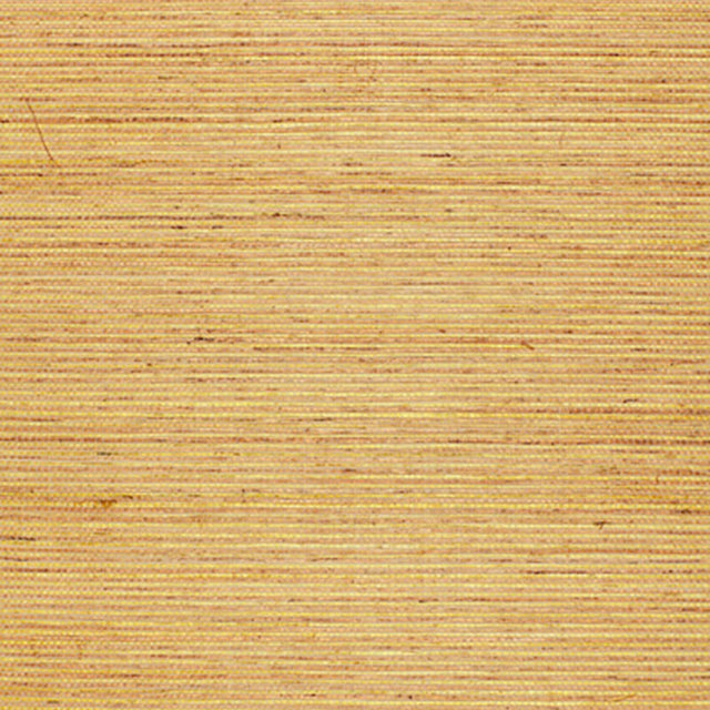SUMBA SISAL caramel natural grasscloth wallpaper by Schumacher in a warm caramel colorway with a textured, organic look.