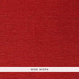 Red burlap weave natural grasscloth wallcovering by Schumacher, wide width, textured surface