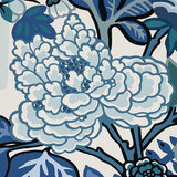 Chiang Mai Dragon China Blue by Schumacher Iconic Chinoiserie Dragon Wallpaper – Schumacher 5001062