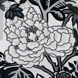 Chiang Mai Dragon Smoke by Schumacher Chinoiserie Dragon Floral Wallpaper – Schumacher 5001066
