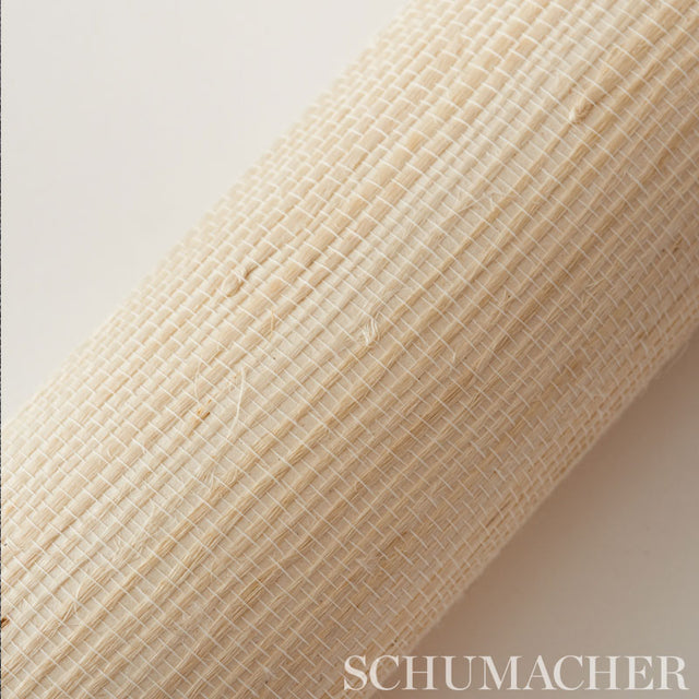 SANGO JUTE Natural by Schumacher Textured Wallpaper – Schumacher 5002120