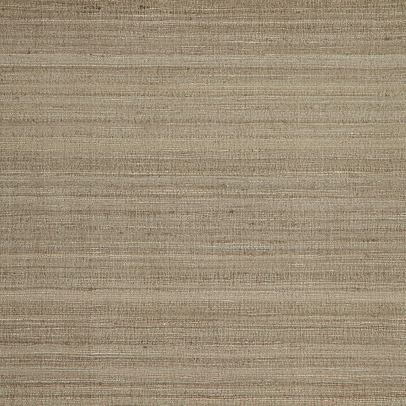 KAJI SILK natural grasscloth wallcovering in brown by Schumacher