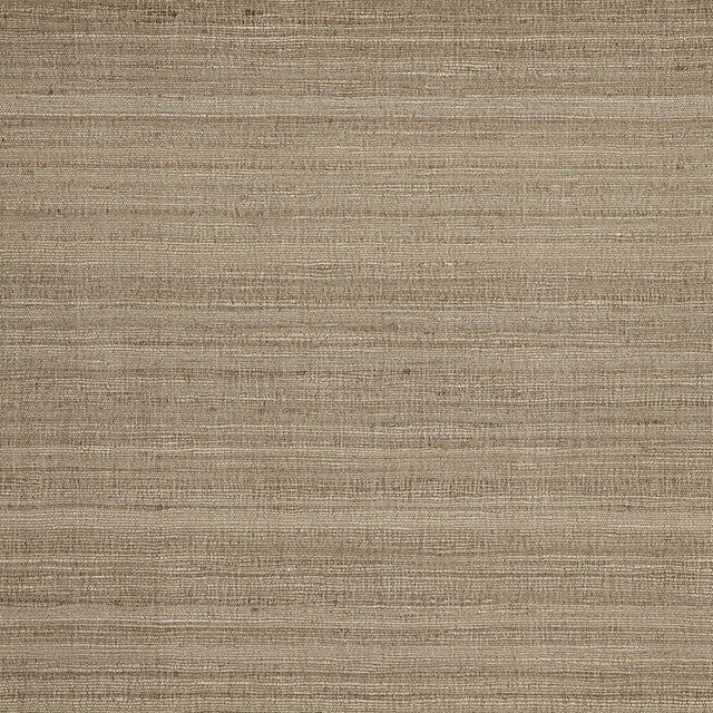 KAJI SILK natural grasscloth wallcovering in brown by Schumacher